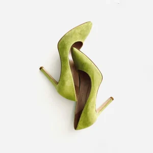Green Formal Heels Shoes